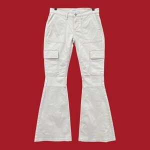 Arizona - Women's Low-Rise Flared Cargo Pants - Beige - 3